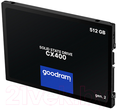 SSD диск Goodram CX400 Gen. 2 512GB (SSDPR-CX400-512-G2)