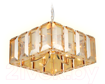 Люстра Ambrella TR5149 GD/TI (золото/янтарь)