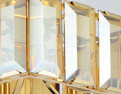 Люстра Ambrella TR5149 GD/TI (золото/янтарь)