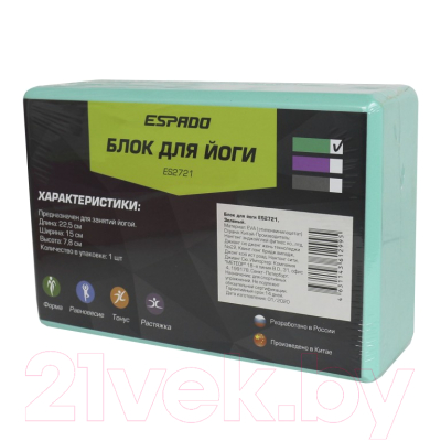 Блок для йоги Espado ES2721