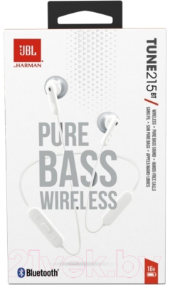 Беспроводные наушники JBL Tune 215BT / T215BTWHT