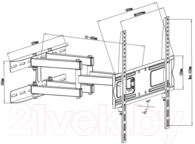 Кронштейн для телевизора Maclean MC-760