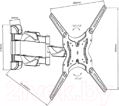 Кронштейн для телевизора Maclean MC-743