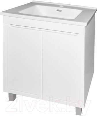 Тумба с умывальником Гамма Н25оФ2/1-У 65 Атриа 9065 - фото