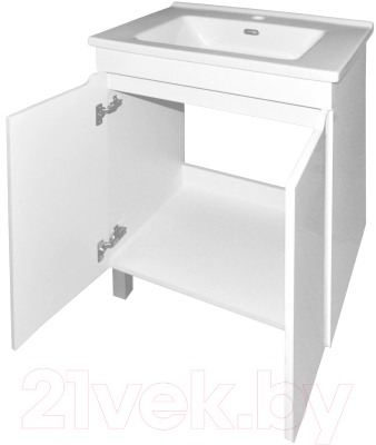 Тумба с умывальником Гамма Н25оФ2/1-У 65 Атриа 9065