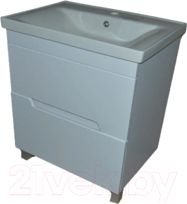 Тумба с умывальником Гамма Р25оФ5/1-У 65 Атриа 9065 - фото