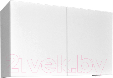 Шкаф для ванной Гамма 40.06 Ф8 (белый матовый) - фото
