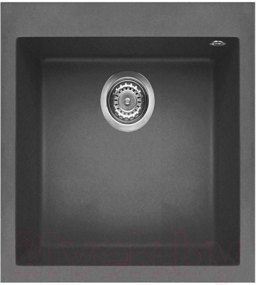 Мойка кухонная Elleci Quadra 102 Dark Grey K99 / LKQ10299 - фото