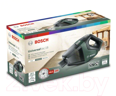 Портативный пылесос Bosch UniversalVac 18 (0.603.3B9.102)