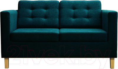 Диван Brioli Дилли клетка Д двухместный - фото