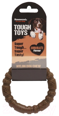 Игрушка для собак Rosewood Кольцо шоколадное / 20463/RW - фото