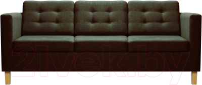 Диван Brioli Дилли клетка Д трехместный - фото