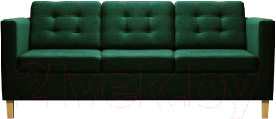 Диван Brioli Дилли клетка Д трехместный - фото