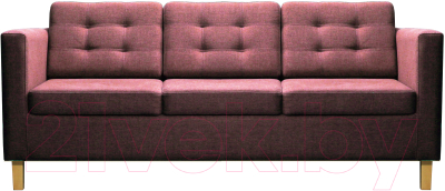 Диван Brioli Дилли клетка Д трехместный - фото