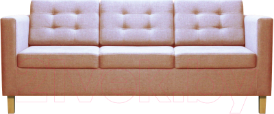 Диван Brioli Дилли клетка Д трехместный - фото