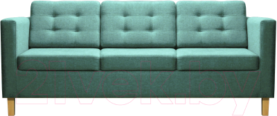 Диван Brioli Дилли клетка Д трехместный - фото