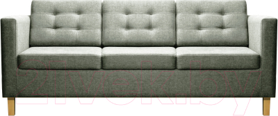 Диван Brioli Дилли клетка Д трехместный - фото