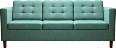 Диван Brioli Дилли клетка Д трехместный - фото