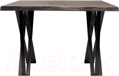 Обеденный стол Buro7 Призма с обзолом и сучками 110x80x76