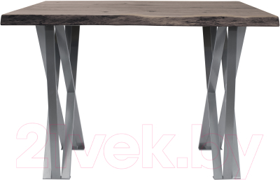 Обеденный стол Buro7 Призма с обзолом и сучками 110x80x76