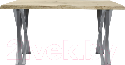 Обеденный стол Buro7 Призма с обзолом и сучками 150x80x76