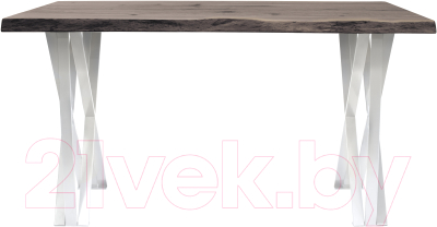 Обеденный стол Buro7 Призма с обзолом и сучками 150x80x76