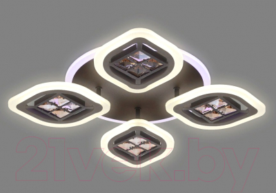 Потолочный светильник Ambrella FA281/4 CF/TI (кофе/янтарь)