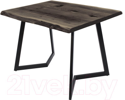 Обеденный стол Buro7 Уиллис с обзолом и сучками 110x80x74 - фото