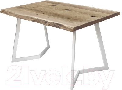 Обеденный стол Buro7 Уиллис с обзолом и сучками 150x80x74 - фото