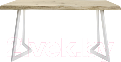 Обеденный стол Buro7 Уиллис с обзолом и сучками 150x80x74