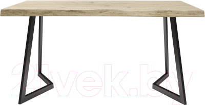 Обеденный стол Buro7 Уиллис с обзолом и сучками 150x80x74