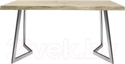 Обеденный стол Buro7 Уиллис с обзолом и сучками 150x80x74