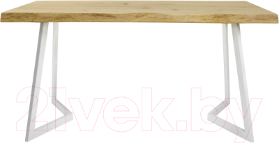 Обеденный стол Buro7 Уиллис с обзолом и сучками 150x80x74