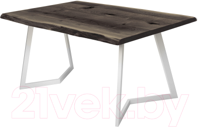 Обеденный стол Buro7 Уиллис с обзолом и сучками 180x80x74 - фото