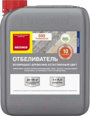 Отбеливатель для древесины Neomid 500. Концентрат 1:1 - фото