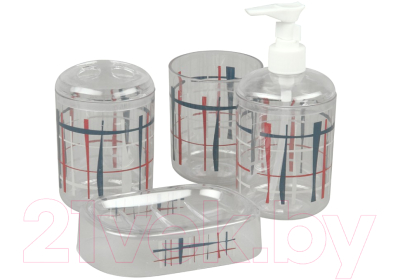 Набор аксессуаров для ванной Rosenberg RPL-350009-4 - фото