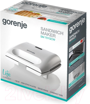 Электрогриль Gorenje SM701GCW