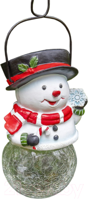 Садовая фигура-светильник Чудесный Сад 522 Снеговик - фото