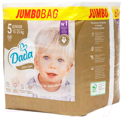 Подгузники детские Dada Extra Care Junior 5 Jumbo Bag - фото