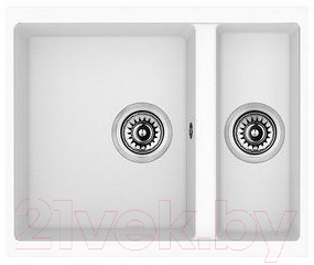 Мойка кухонная Longran Enigma ENG555.460 15 (альпина) - фото