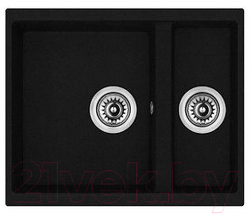 Мойка кухонная Longran Enigma ENG555.460 15 (оникс) - фото