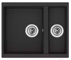 Мойка кухонная Longran Enigma ENG555.460 15 (лава) - фото