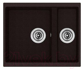 Мойка кухонная Longran Enigma ENG555.460 15 (марон) - фото