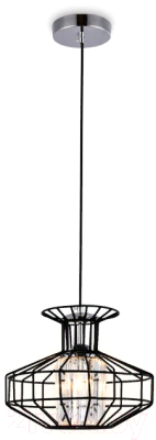 Потолочный светильник Ambrella TR5850 BK/CL (черный/прозрачный) - фото