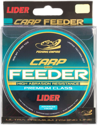 Леска монофильная Fishing Empire Lider Carp Plus Black 0.20мм 300м / BL-020 - фото