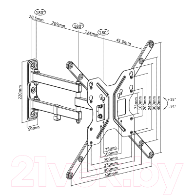 Кронштейн для телевизора Ultramounts UM 905