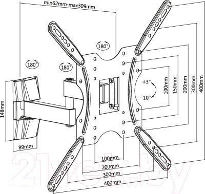 Кронштейн для телевизора Ultramounts UM 903