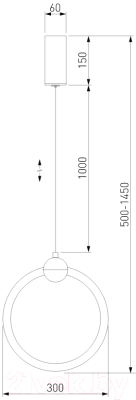 Потолочный светильник Евросвет 90166/1