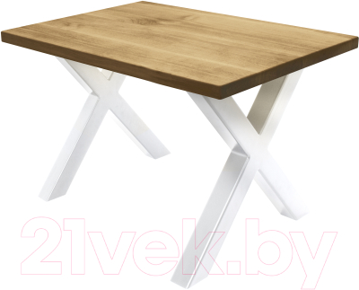 Обеденный стол Buro7 Икс Классика 110x80x76 - фото