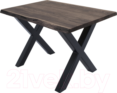 Обеденный стол Buro7 Икс с обзолом 110x80x76 - фото